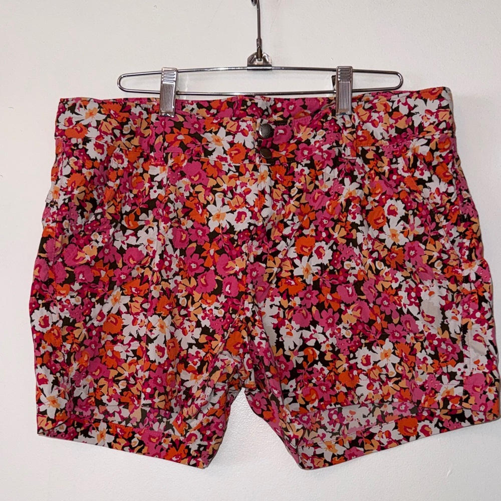 Columbia Floral Print Shorts - Pink Multi